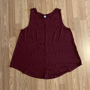 Burgundy Old Navy tank top. Size XL